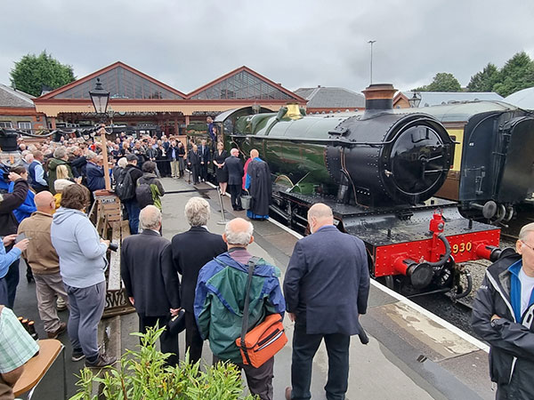 4930 Hagley Hall was re-launched at a ceremony at Kidderminster Town Station, SVR. Photo: Mike Anderson